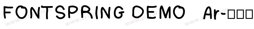 FONTSPRING DEMO   Ar字体转换
